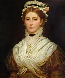 Porträt von Katey Perugini durch ihren Ehemann, 1873-75